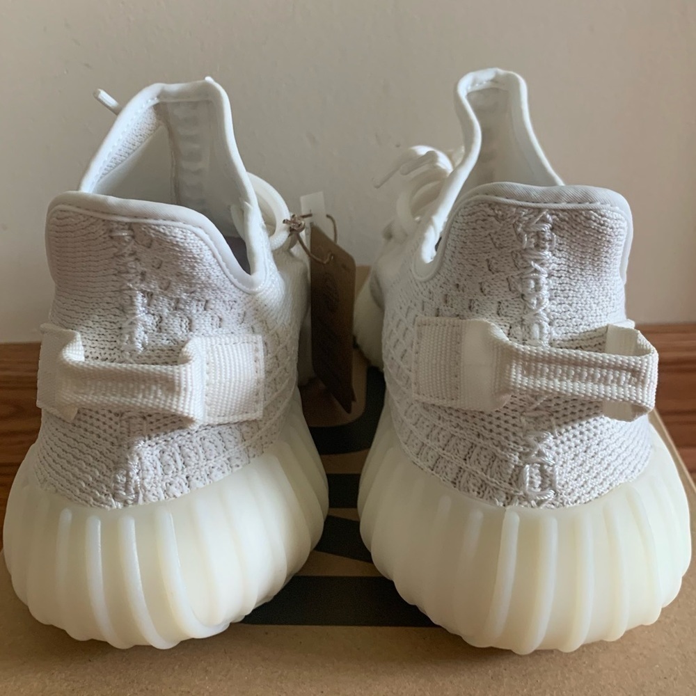 YEEZY BOOST Adidas 350 V2 Sneakers Shoes BONE Men’s size 7 Women’s size 8.5 - Picture 10 of 15